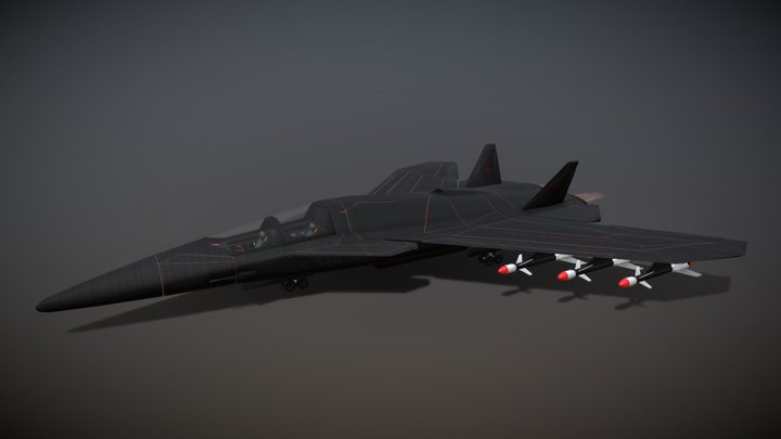 Aircraft for combat "neo-extremadura" 3D Model