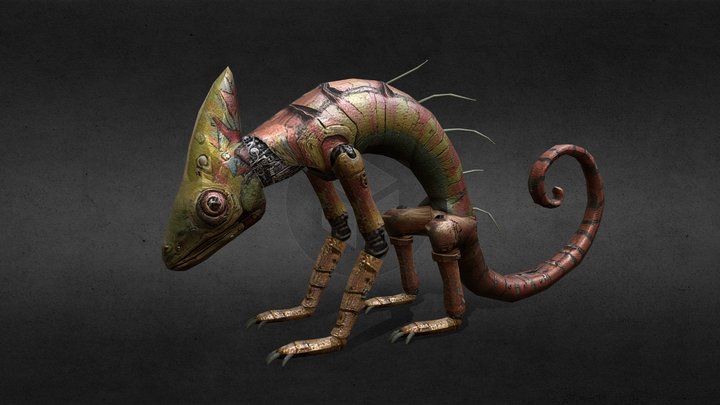 Chameleon robot 3D Model