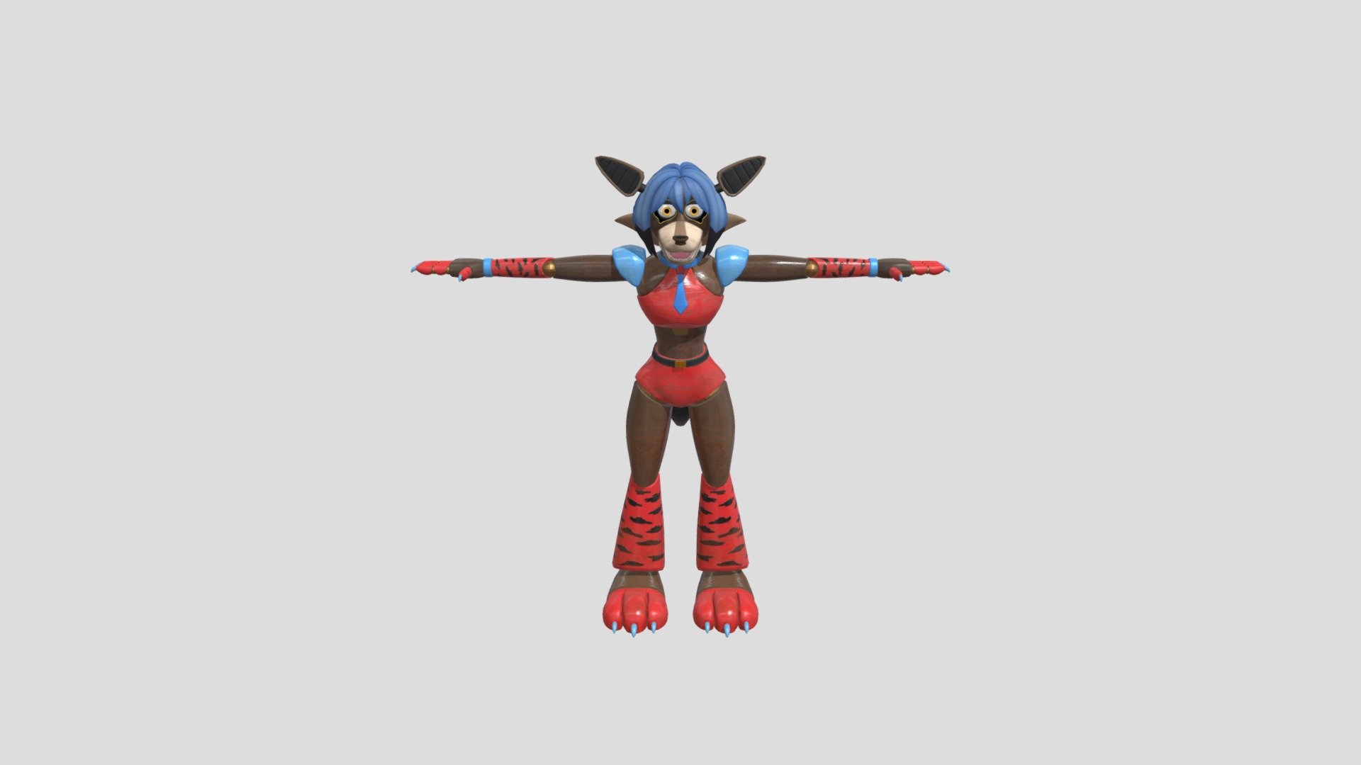 FNAF Racoon - Download Free 3D model by NachiG [a9cb44c] - Sketchfab