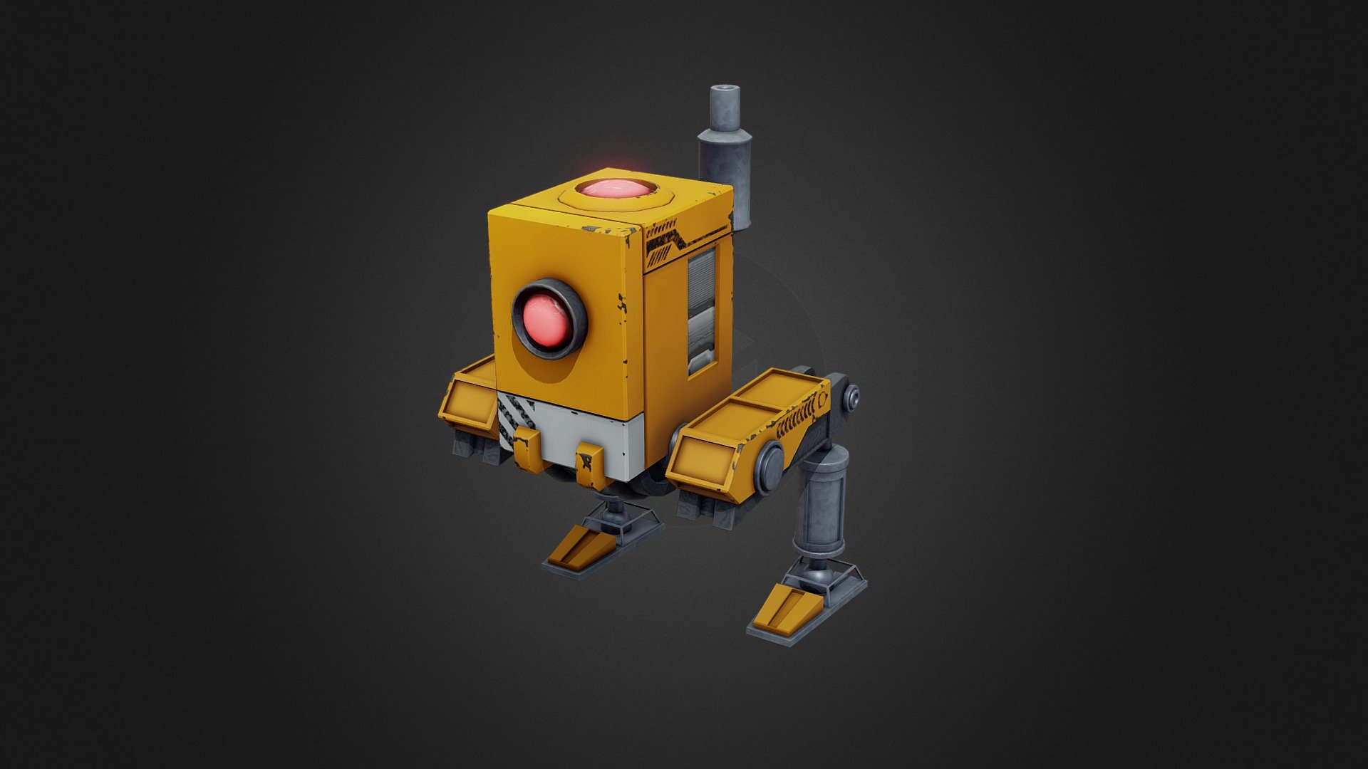 EnemyBot Ver.1 - 3D model by Bar Tamir (@bartamir3dart) [a9cbc61 ...