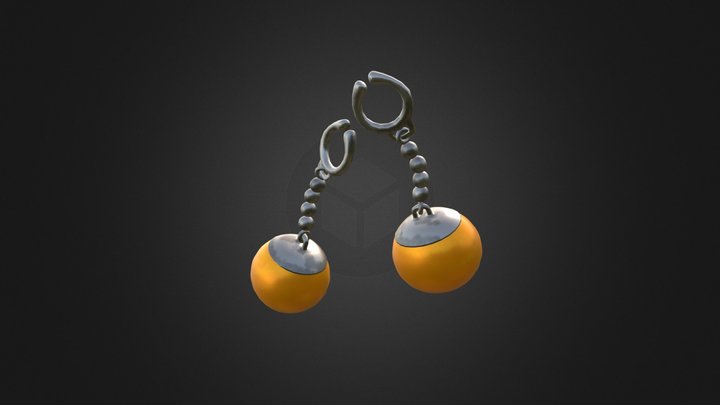 Potara Earrings 3D Model