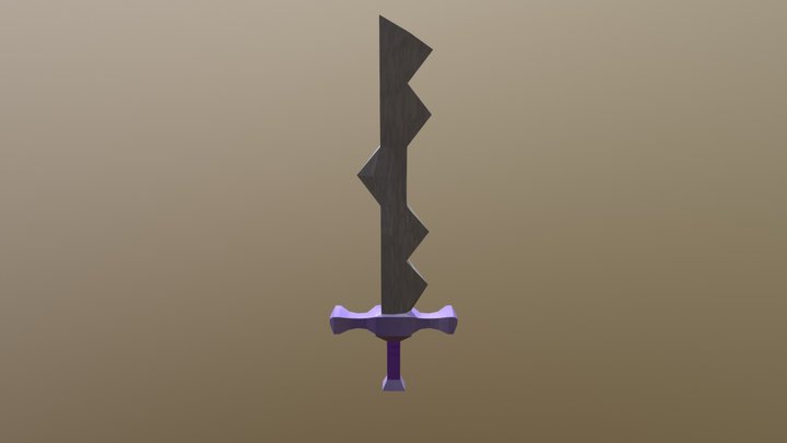 Saw Sword 3D Model