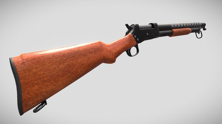Shotgun 3D Model