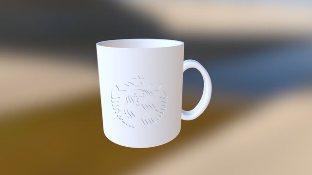 STARBUACKS-杯子-2 3D Model