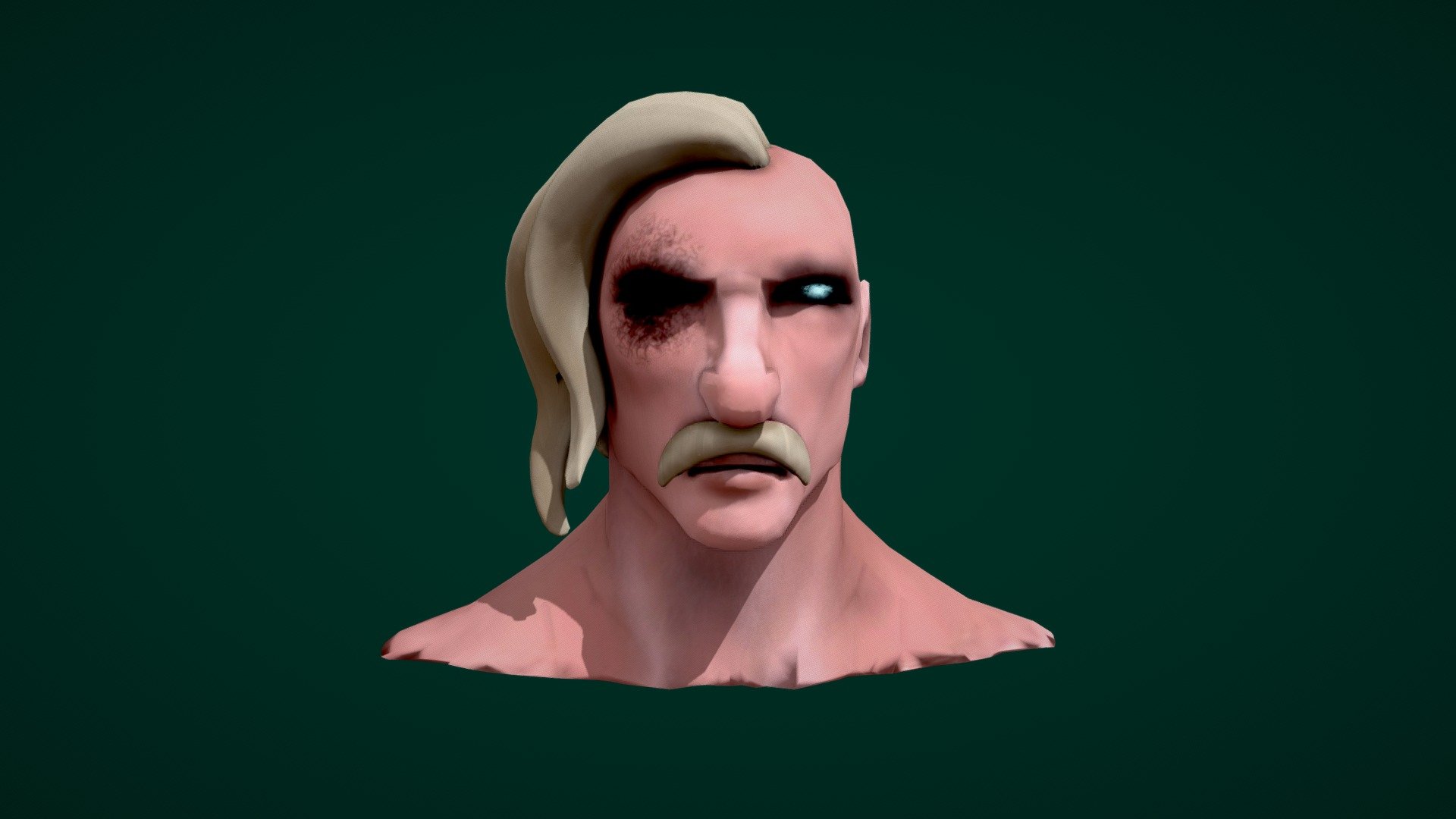 Nordic Dark Viking Head
