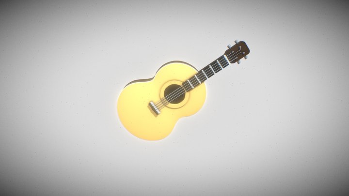Guitar 3D Model