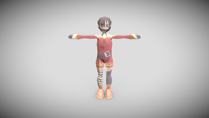 1111448028_蔡元鈞_動漫角色惠惠 3D Model