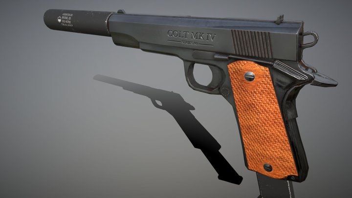 Colt_MK_IV_Lowpoly | Matteo L. 3D Model