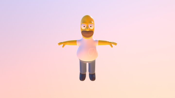 Homer Simpson mk3 3D Model