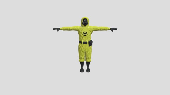 Escape_the_backrooms_hazmat 3D Model