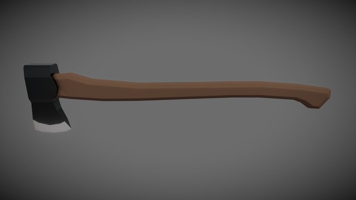 low-poly Axe
