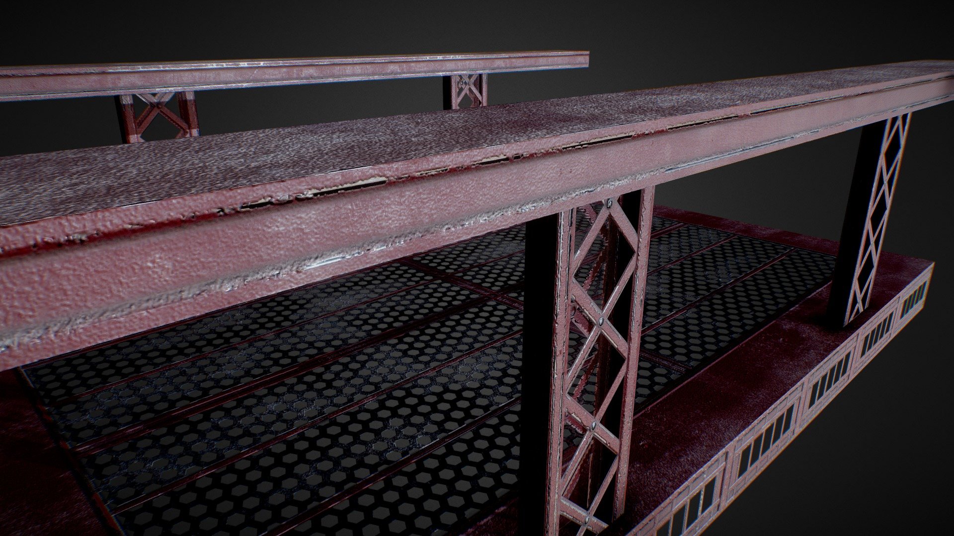 Low Poly Modular Bridge