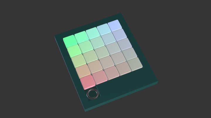 Blendoku Puzzle | Sketchfabweeklychallenge 2023 3D Model