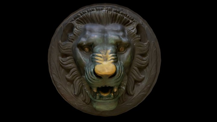 Day 099: Antique Door Knocker 3D Model