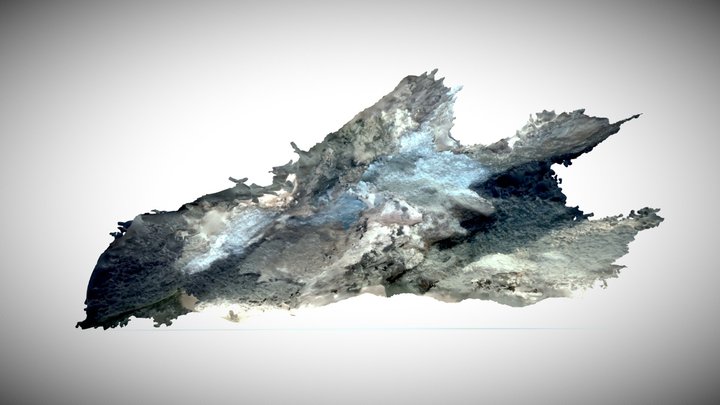 Cueva del Agua -White stones 3D Model
