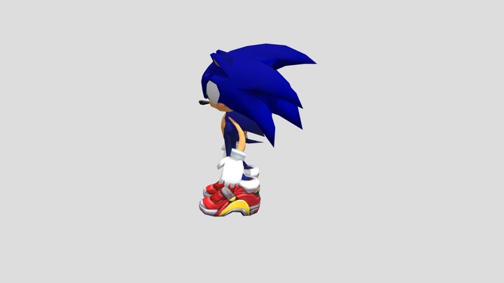 Sonic The Hedgehog 3D Model