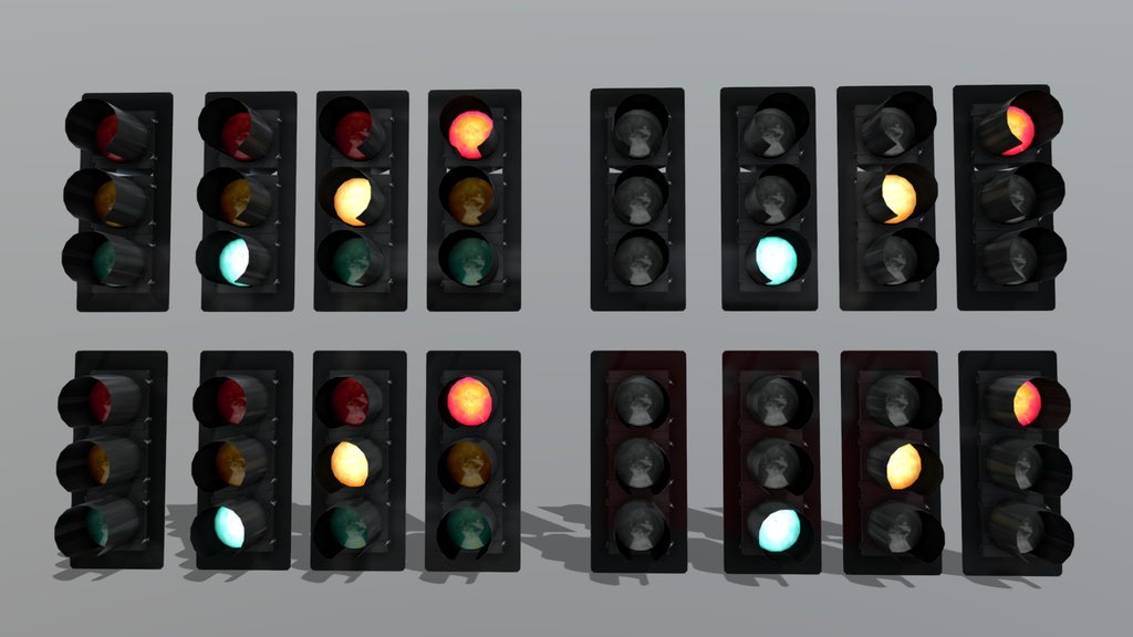 McCain GE-GTX  Aluminum Traffic Signals Pack