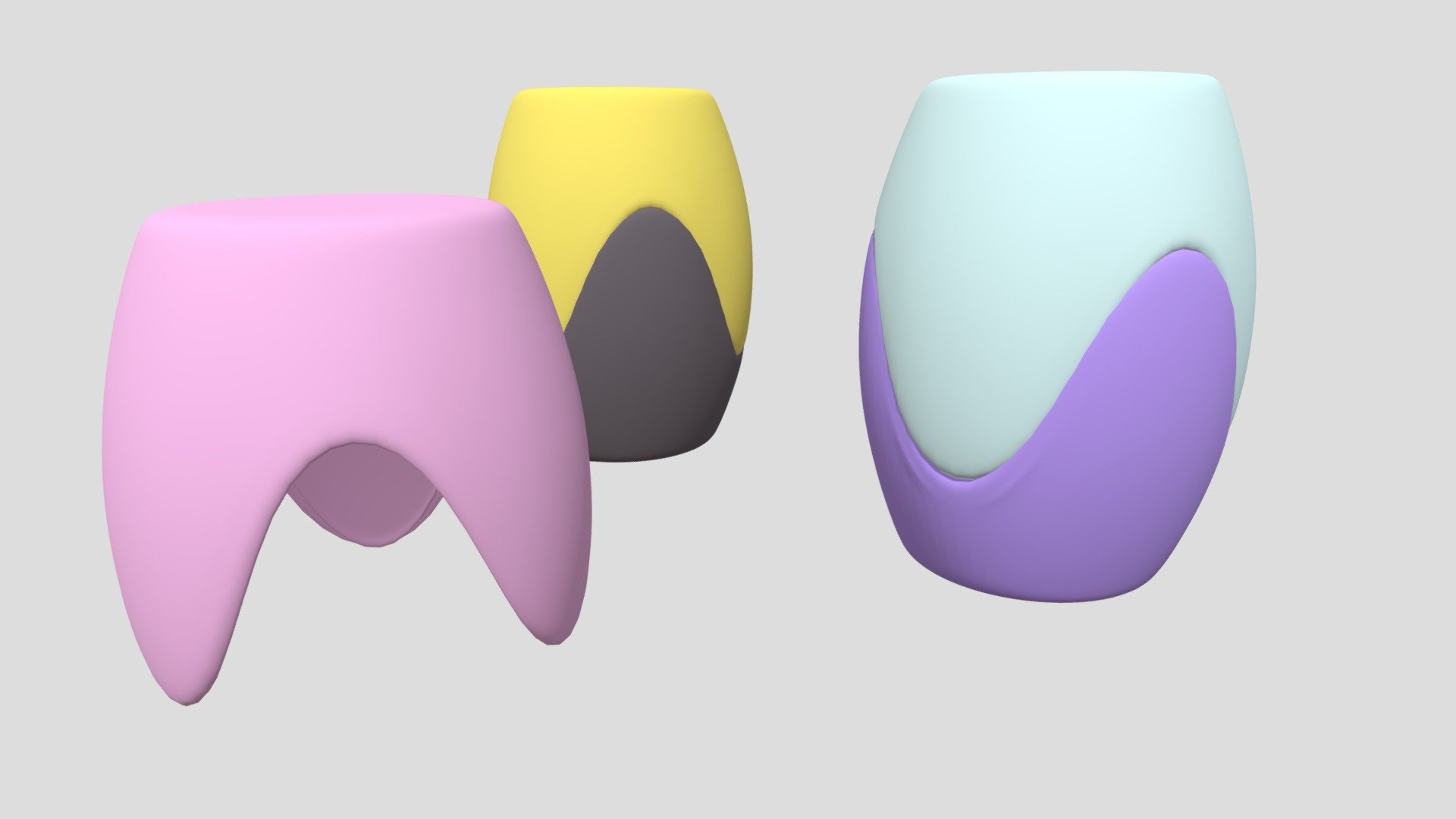 Banquet By Karim Rashid - Download Free 3D model by milaink [a9d4b36 ...