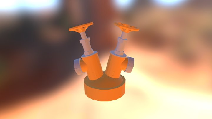 Llave de doble válvula 3D Model