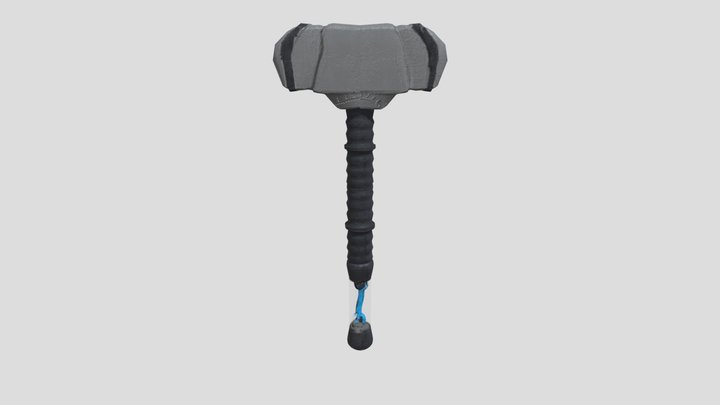 Hammer (Quads) 3D Model
