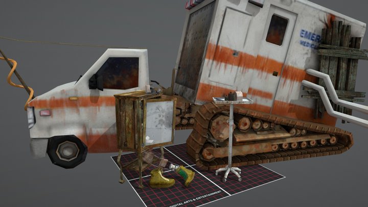 DAE 5 Finished props - Rustborn 3D Model
