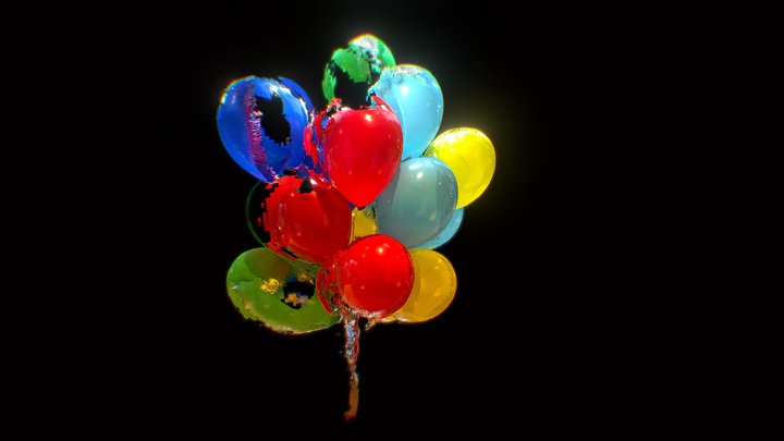 Balloons depth-scan 3D Model