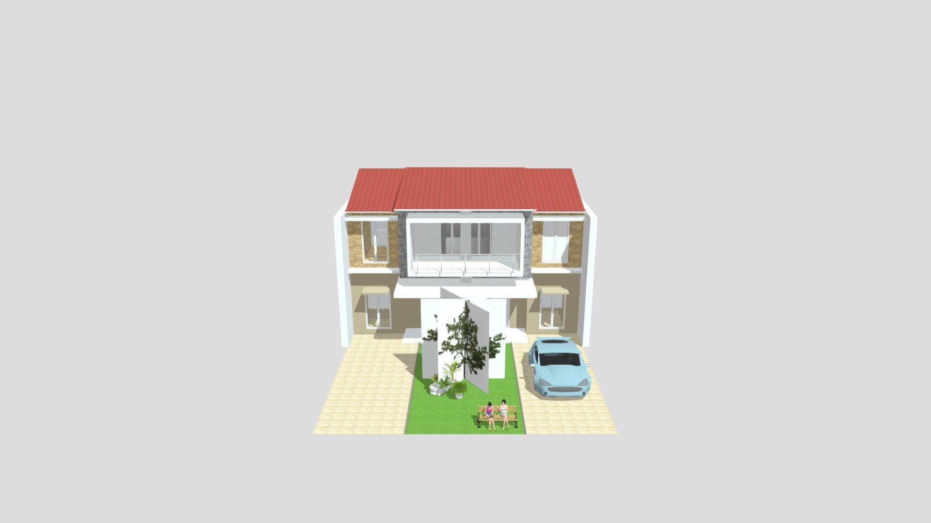Pemodelan Rumah Difani OBJ