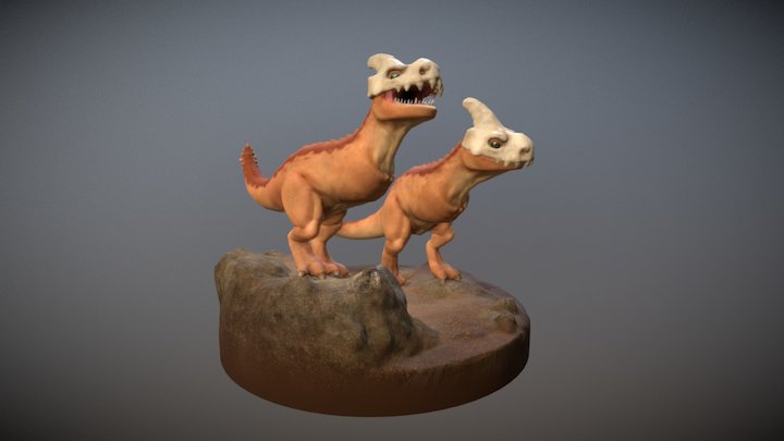 Quick Creatures: Helmasaurs 3D Model