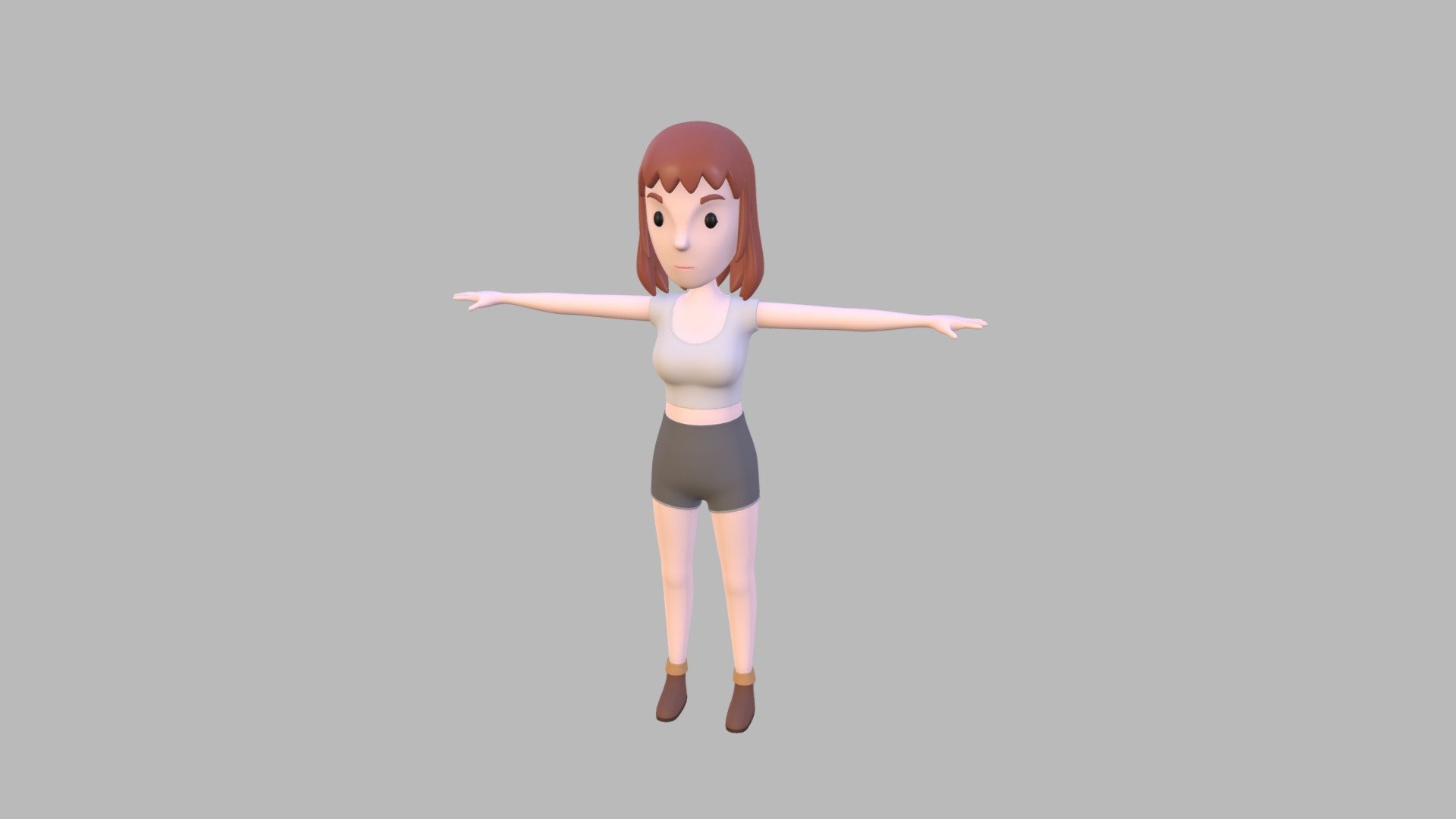 Cartoongirl007 Girl Buy Royalty Free 3d Model By Bariacg [a9d6bd8] Sketchfab Store