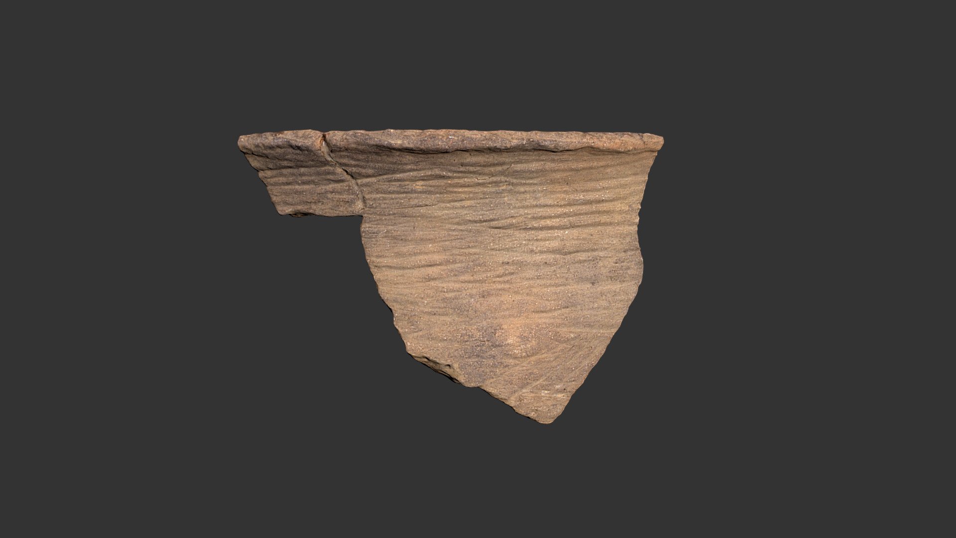 Gaston Simple Stamped Rimsherd (619p1266-6)