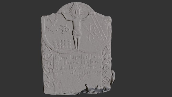 Headstone - St. Comans Co. Roscommon 3D Model