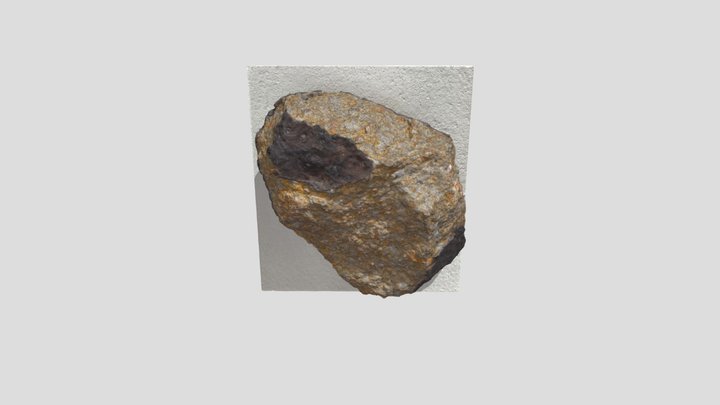 習志野隕石1号（2つ目の破片、台付） 3D Model