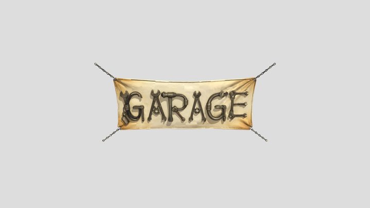 Tools Signage 3D Model