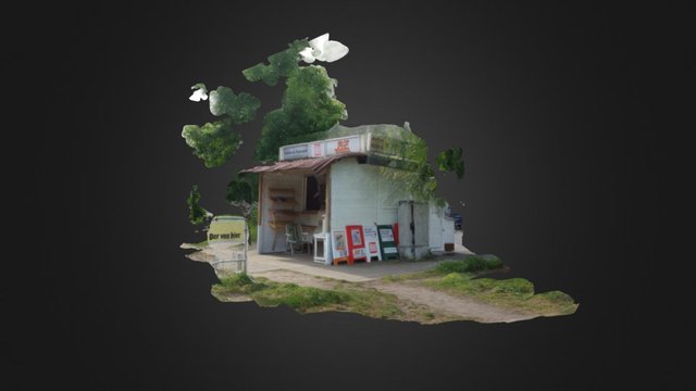 Africa Quarter - Stall 3D Model