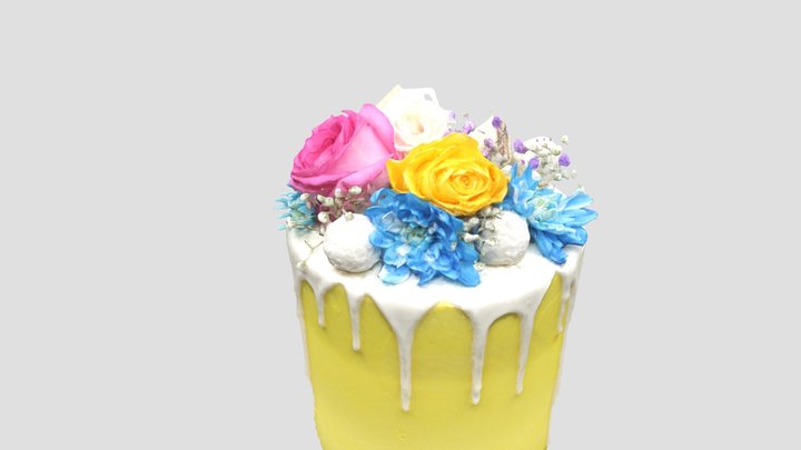 Yellow Cake 3D Model