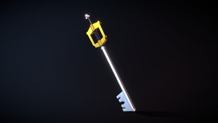 KeyBlade Iconic Weapon 3D Model 3D Model