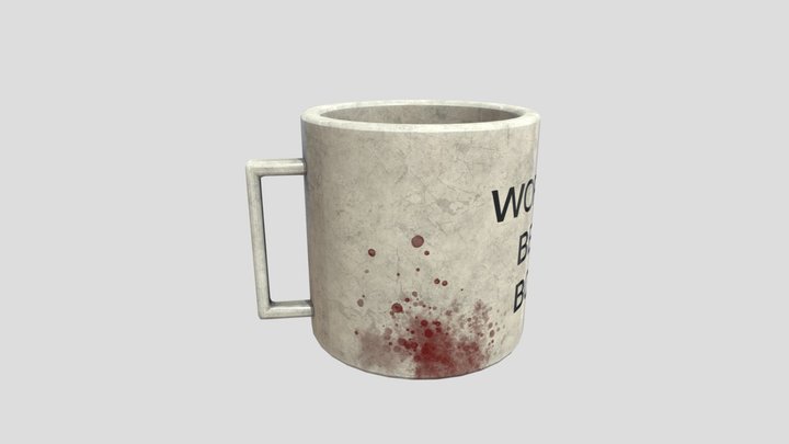 Office Mug 1 3D Model