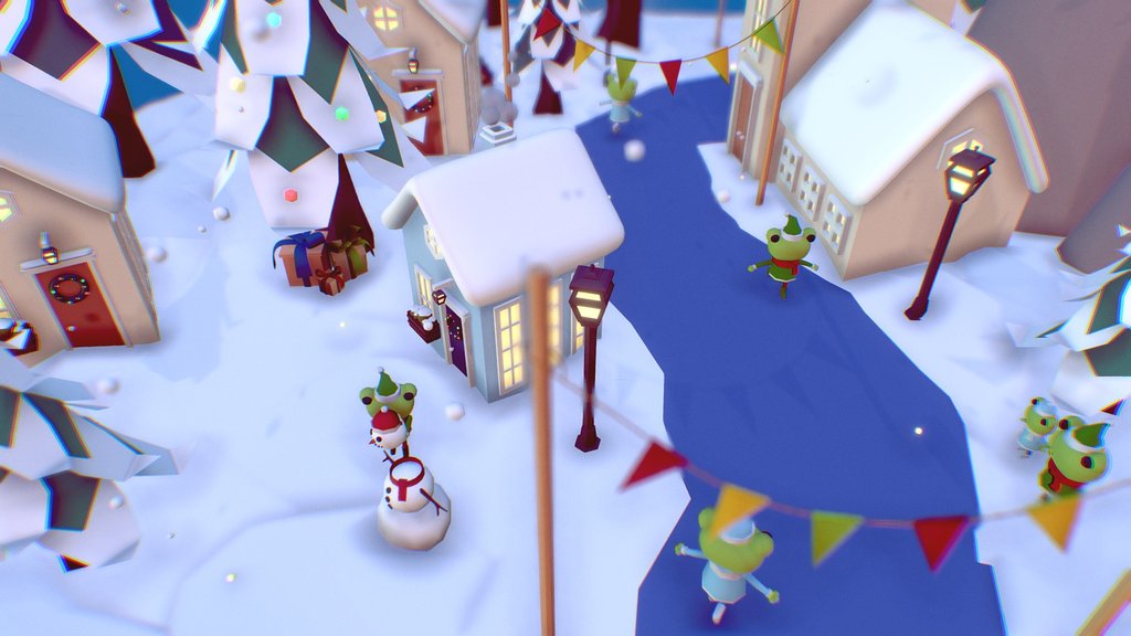Christmas snow globe