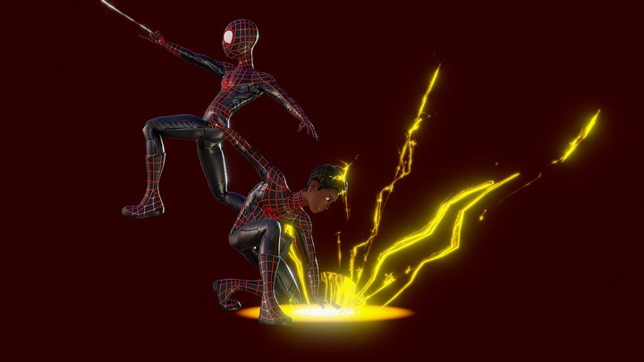 Spiderman - Miles Morales 3D Model