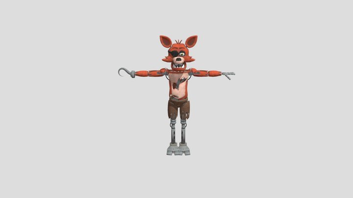 Five Nights At Freddy's - Foxy 3D Model