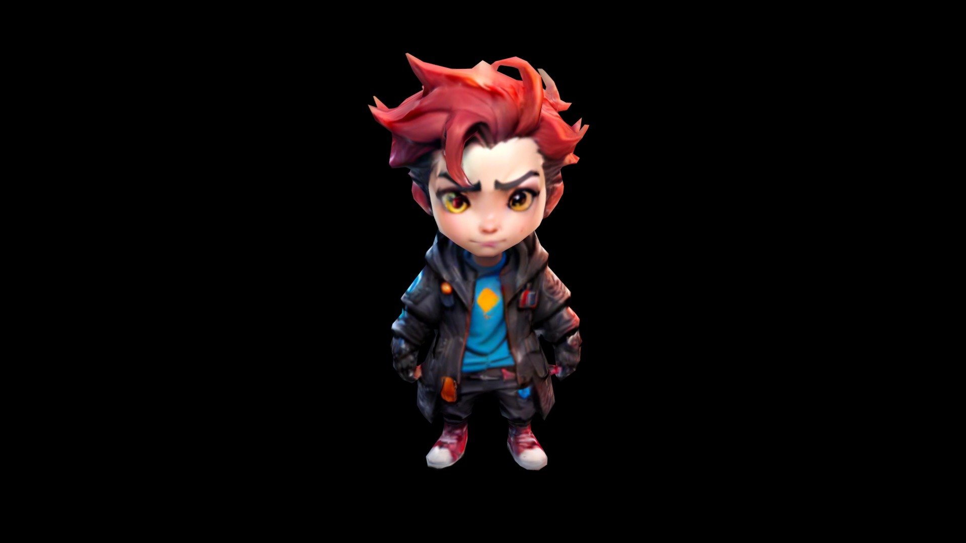 Young Teenage Boy with Red Hair is Animated - Download Free 3D model by ...