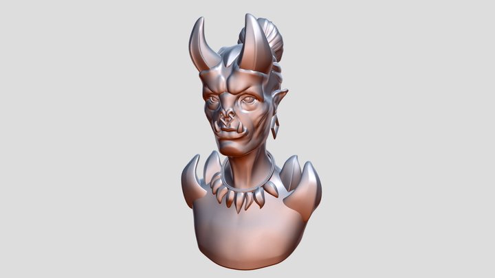 Orc Shaman Sculpt 3D Model