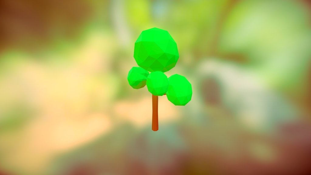Low poly tree #1