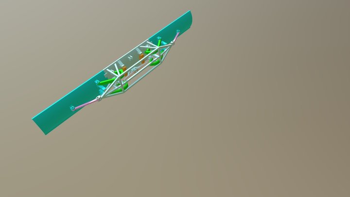 Motor Grader Blade Patent 2399724 RU (long) 3D Model