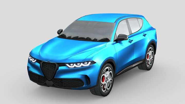 Alfa Romeo Tonale 2023 3D Model