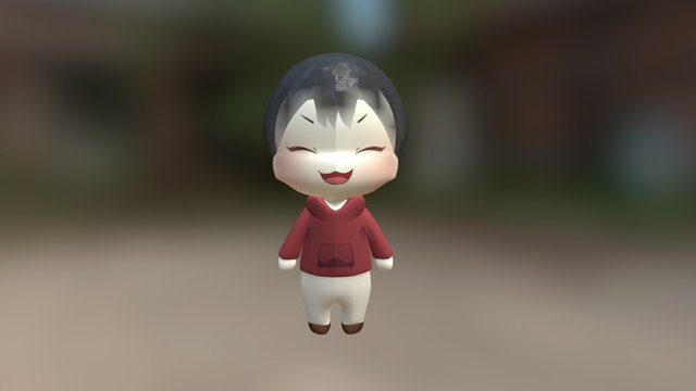 我是覺得這蠻像聖上的啦 3D Model