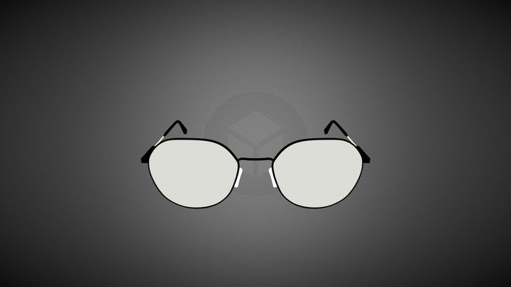 Aviator Black Glasses