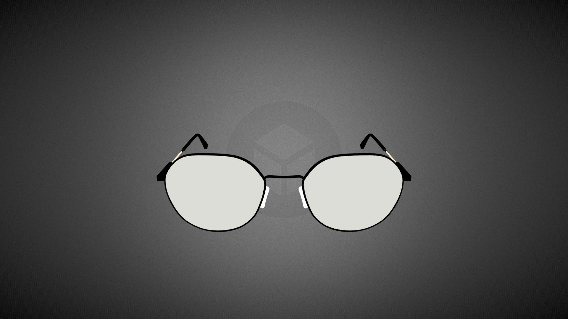 Aviator Black Glasses