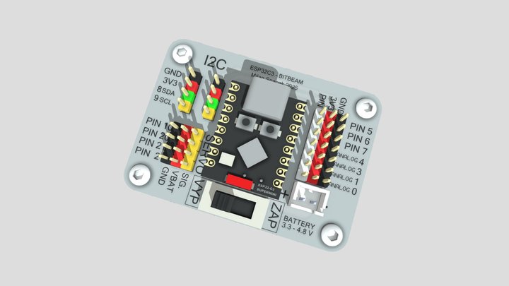 ESP32 Lego / Bitbeam controller 3D Model