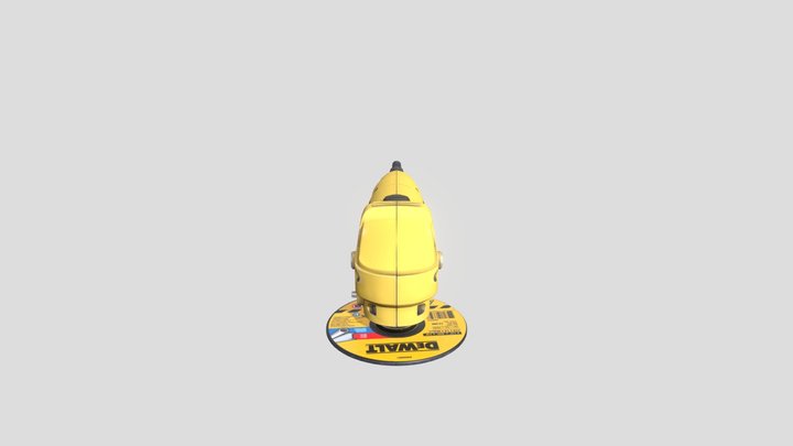 Grinder PBR Asset Baked 3D Model
